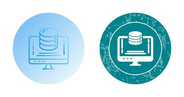 Vektorsymbol für die Datenspeicherung vektor