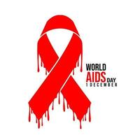 World Aids Day Logo Grafikdesign Illustration, EPS-Dateiformat vektor