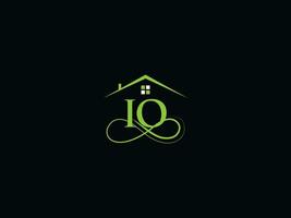 monogram io verklig egendom logotyp, modern io logotyp ikon vektor för din hus