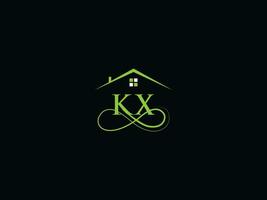 Monogramm kx Gebäude Logo Symbol, echt Nachlass kx Logo Brief Design vektor