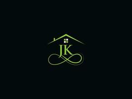 modern jk Logo Symbol Vektor, Monogramm jk Logo Symbol zum Ihre Gebäude Geschäft vektor