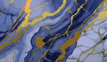 Marmor Blau Oberfläche Textur Hintergrund. Luxus abstrakt Muster natürlich von Marmor Blau Vektor Illustration