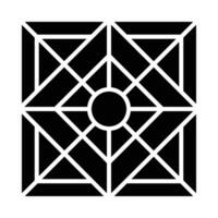 Kaleidoskop Vektor Glyphe Symbol zum persönlich und kommerziell verwenden.