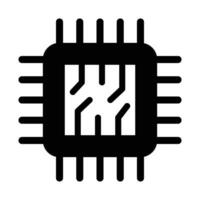 Chip Vektor Glyphe Symbol zum persönlich und kommerziell verwenden.