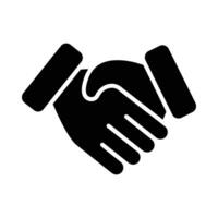 Partner Vektor Glyphe Symbol zum persönlich und kommerziell verwenden.