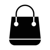Einkaufen Tasche Vektor Glyphe Symbol zum persönlich und kommerziell verwenden.