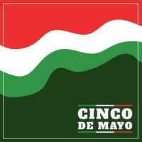 vektor platt design mexico cinco de mayo begrepp mall bakgrund