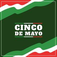 Vektor eben Design Mexiko cinco de Mayo Konzept Vorlage Hintergrund