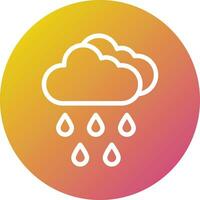 regn vektor ikon design illustration