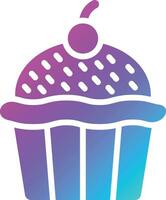 Cupcake-Vektor-Icon-Design-Illustration vektor