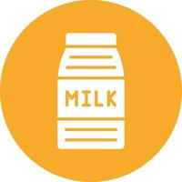 Milch-Vektor-Icon-Design-Illustration vektor