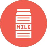 Milch-Vektor-Icon-Design-Illustration vektor