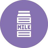 Milch-Vektor-Icon-Design-Illustration vektor