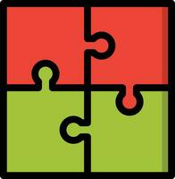 Puzzle Vektor Symbol Design Illustration