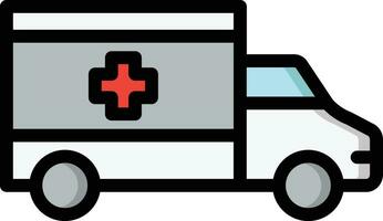 ambulans vektor ikon design illustration