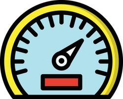 Tachometer-Vektor-Icon-Design-Illustration vektor