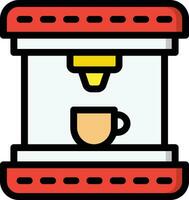 Kaffeemaschine-Vektor-Icon-Design-Illustration vektor