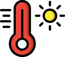 Thermometer-Vektor-Icon-Design-Illustration vektor