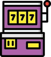 Slot Maschine Vektor Symbol Design Illustration