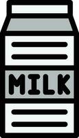 Milch-Vektor-Icon-Design-Illustration vektor