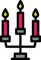 Kerzen Vektor Symbol Design Illustration