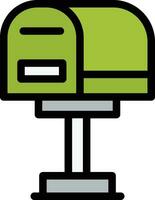 Mail Box Vektor Symbol Design Illustration