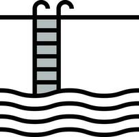Schwimmbad Vektor Symbol Design Illustration