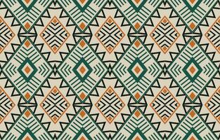 etnisk abstrakt ikat konst. aztec prydnad skriva ut. geometrisk etnisk mönster sömlös Färg orientalisk. design för bakgrund ,ridå, matta, tapet, Kläder, omslag, batik, vektor illustration.