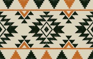 etnisk abstrakt ikat konst. aztec prydnad skriva ut. geometrisk etnisk mönster sömlös Färg orientalisk. design för bakgrund ,ridå, matta, tapet, Kläder, omslag, batik, vektor illustration.