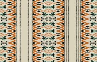 etnisk abstrakt ikat konst. aztec prydnad skriva ut. geometrisk etnisk mönster sömlös Färg orientalisk. design för bakgrund ,ridå, matta, tapet, Kläder, omslag, batik, vektor illustration.