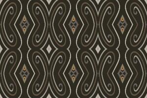 Ikat Damast Paisley Stickerei Hintergrund. Ikat aztekisch geometrisch ethnisch orientalisch Muster traditionell. Ikat aztekisch Stil abstrakt Design zum drucken Textur, Stoff, Saree, Sari, Teppich. vektor