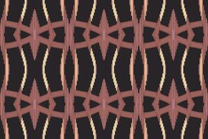 ikat sömlös mönster broderi bakgrund. ikat grafik geometrisk etnisk orientalisk mönster traditionell. ikat aztec stil abstrakt design för skriva ut textur, tyg, saree, sari, matta. vektor