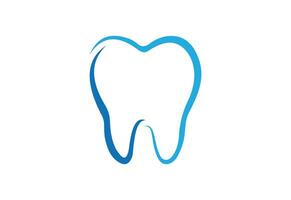 kreativ dental klinik logotyp vektor. abstrakt dental symbol ikon vektor
