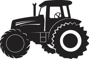 Traktor im Jahrgang Stil Landwirtschaft Ausrüstung Vektor Zeichnung