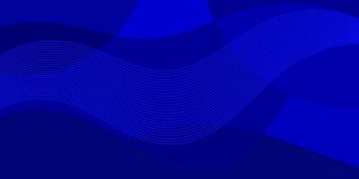 abstrakt Blau dynamisch Hintergrund mit Linien vektor