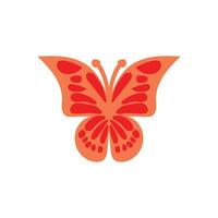 abstrakt schön Schmetterling Logo Symbol vektor