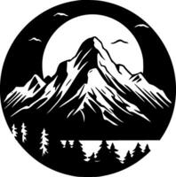 Berge - - hoch Qualität Vektor Logo - - Vektor Illustration Ideal zum T-Shirt Grafik