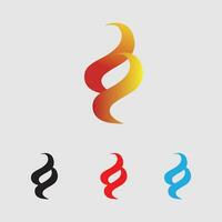 Feuer Logo und Symbol Element vektor