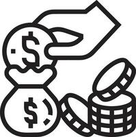 Geld Austausch Zahlung Symbol Symbol Vektor Bild. Illustration von das Dollar Währung Münze Grafik Design Bild