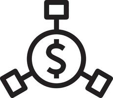 pengar utbyta betalning ikon symbol vektor bild. illustration av de dollar valuta mynt grafisk design bild