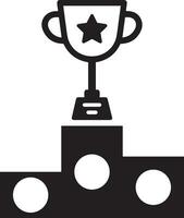 vinnare Framgång ikon symbol bild vektor. illustration av pris mästare vinna mästerskap säng bild design vektor