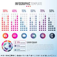 Infografiken-Designvorlage vektor