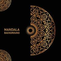 Luxus Mandala Hintergrund Design Präsentation Vorlage Prämie Vektor