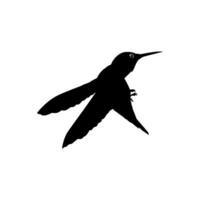 fliegend Kolibri Silhouette, können verwenden Kunst Illustration, Webseite, Logo Gramm, Piktogramm oder Grafik Design Element. Vektor Illustration