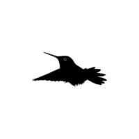 fliegend Kolibri Silhouette, können verwenden Kunst Illustration, Webseite, Logo Gramm, Piktogramm oder Grafik Design Element. Vektor Illustration