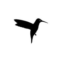 fliegend Kolibri Silhouette, können verwenden Kunst Illustration, Webseite, Logo Gramm, Piktogramm oder Grafik Design Element. Vektor Illustration