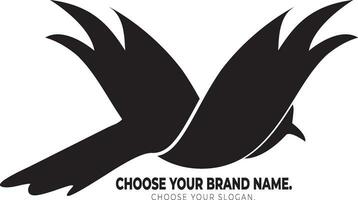 fågel logotyp eller ikon för varumärke vektor