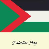 flagga av de Land palestina vektor