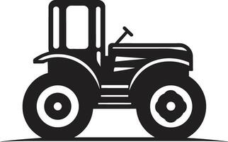 klassisch Traktor Symbol Illustration Landwirtschaft Maschinen Vektor Grafik