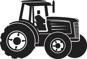 retro Traktor Illustration Jahrgang Landwirtschaft Ausrüstung im Vektor